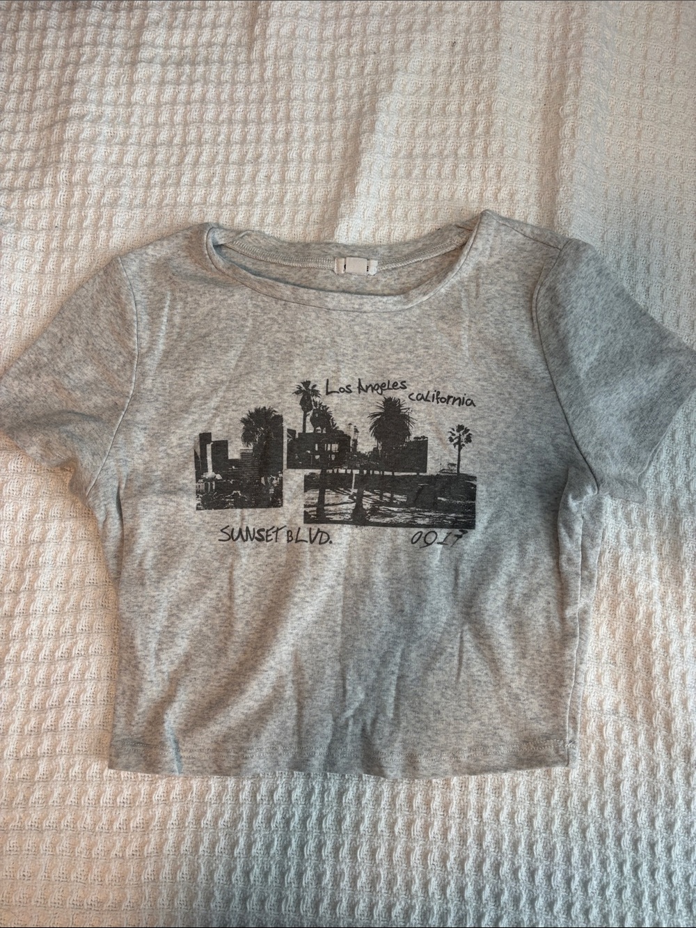 Kids Grey 'Sunset Blvd.' Graphic Tee